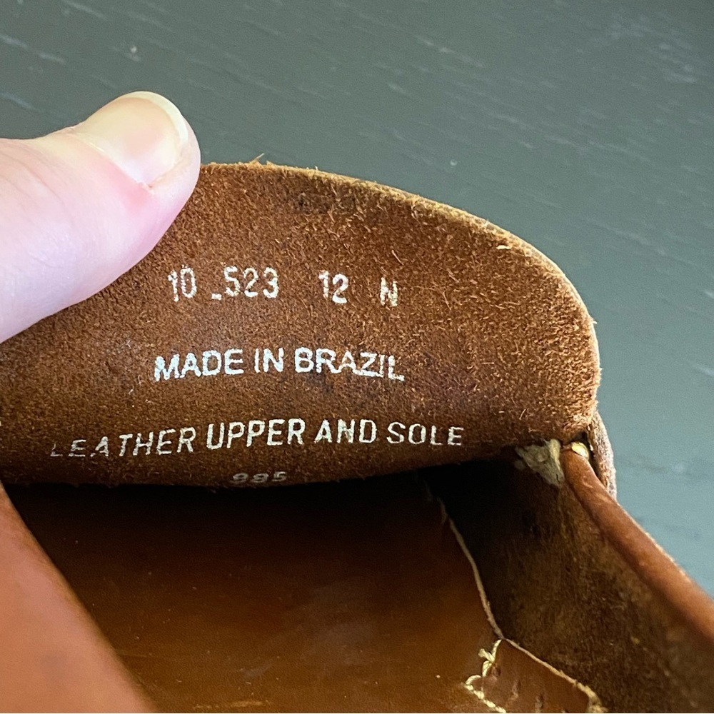 Marmocs Handmade Men's Sz 12 N Shoes Brown Leather Comfort Penny Loafers Preppy - Picture 7 of 7